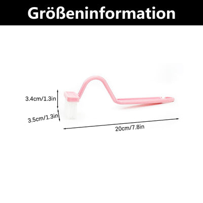 3 Pack Toilettenbürste, Klobürste Mit Randreiniger, Wc Bürste Mit Randreiniger, Langer Stiel Klobürste Gebogen, Upgrade Wc Bürste, Für Tiefenreinigung (Blau, Grün, Rosa)