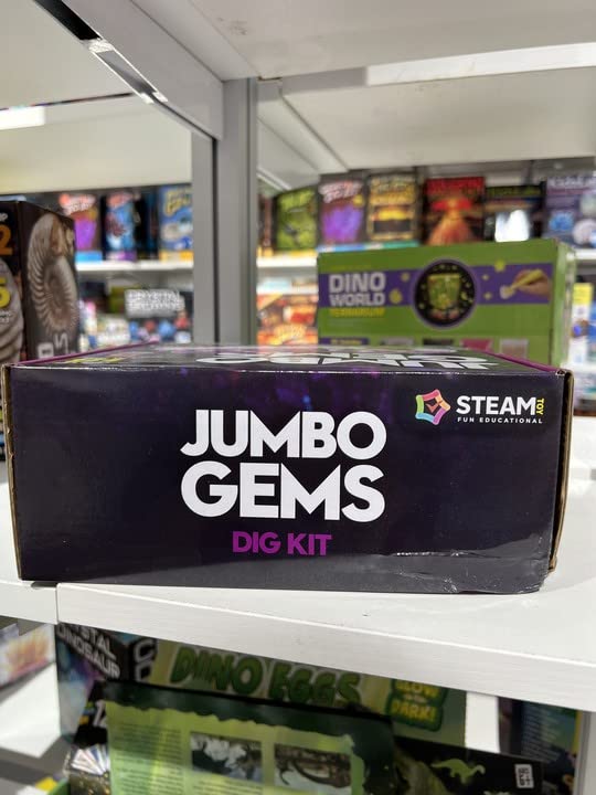 Dr. Daz Edelstein-Ausgrabungsset – Entdecken Sie 18 echte Edelsteine und Kristalle für Kinder - Spielzeug für Kinder ab 6 Jahren, mineralien Steine Geschenke für Jungen und Mädchen