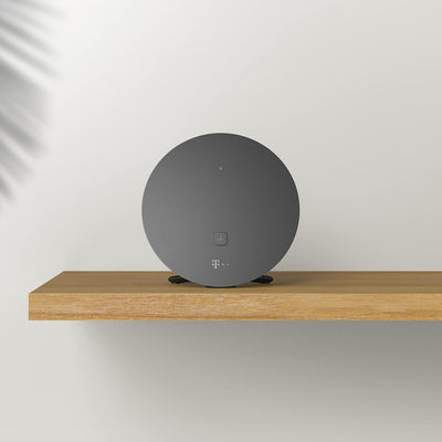Telekom Speed Home WLAN Schwarz WiFi 6 Repeater bis zu 4,8 GBit/s 2,4 + 5 GHz