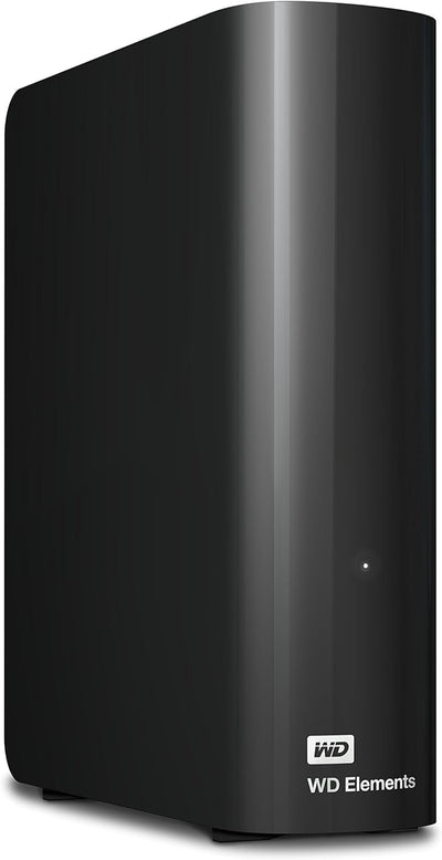 WD Elements Desktop-Speicher 10 TB (Desktop-Speicher USB 3.0-kompatibel, Zusatzspeicher für Fotos, Musik, Videos und alle anderen Dateien, stoßfest), HDD, Schwarz
