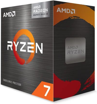 AMD Ryzen 7 5700G (8 C/16 T) mit AMD Radeon Grafik (8x 3,8 GHz) 20MB Sockel AM4 CPU BOX, ‎Mehrfarbig