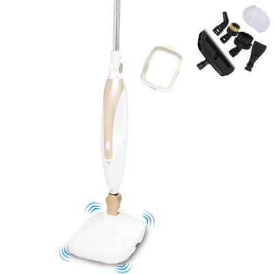 Livington Prime Steam Scrubber - multifunktionaler 10-in-1 Dampfreiniger - mit Vibrationspower - Reinheit der Superlative - das Original aus dem TV