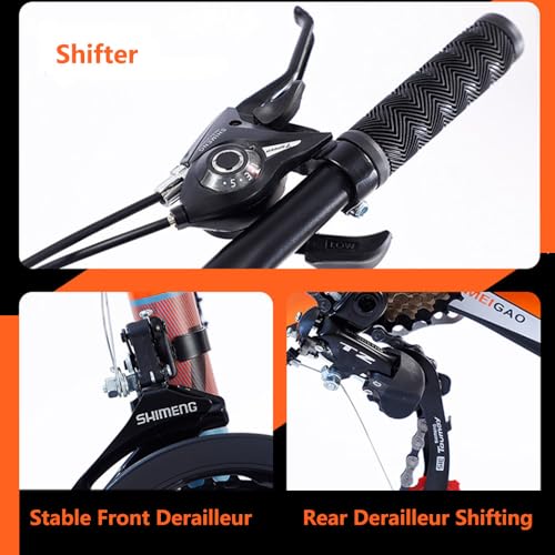 Wmmner Mountainbike, 66 cm (26 Zoll), Mountainbike mit 24 Gängen, mit Scheibenbremsen, Vollfederung für Männer und Frauen ab 16 Jahren, Speichenrad, 66 cm (26 Zoll)