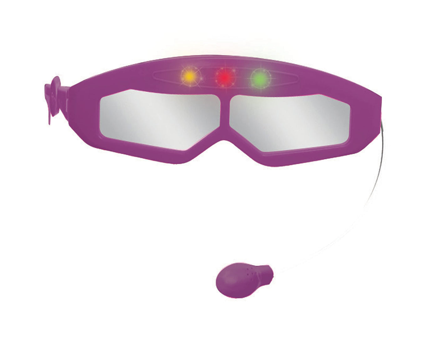 Lexibook, Die Eiskönigin, Leuchtende elektronische Gitarre mit Mikrofon, Brille mit Mikrofon, Melodien, 2 Spielmodi, MP3-Anschluss, Blau/Violett, K260FZ