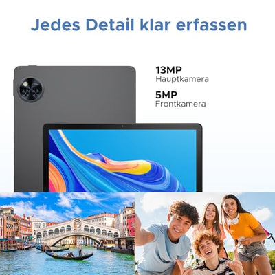 DOOGEE U11 Pro Android 16 Tablet 11 Zoll Gemini AI, 30GB+256GB (2TB TF) Gaming Tablets, 8580mAh, 90Hz Display, WiFi 5, T7200 Octa Core, 13MP+5MP, Tablet mit Tastatur, Stift, Maus, Hülle,Schwarz