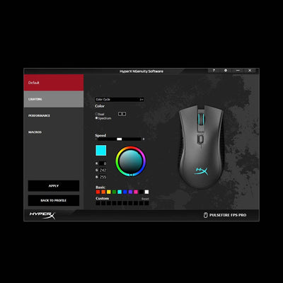 HyperX Pulsefire FPS Pro – RGB Gaming Maus, Schwarz, USB