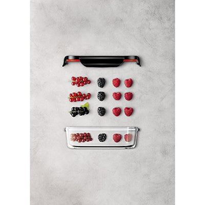 Silit Storio Vorratsdose-Set 3-teilig, Glas, Vorratsglas, luftdichter Aroma-Deckel, Frischhaltedosen zum Vorbereiten, Aufbewahren und Servieren