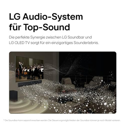 LG OLED65G49LS TV 65" (165 cm) OLED evo Fernseher (α11 4K AI-Prozessor, webOS 24, Dolby Vision, bis zu 120Hz) [Modelljahr 2024]