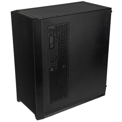 Kolink Unity Lateral ARGB PC-Gehäuse, Vier ARGB-Lüfter, Scharniertür Gehärtetes Glas, 410 mm GPU-Freiheit, E-ATX-Motherboards, Stahl, Mid-Tower-Gehäuse, Schwarz