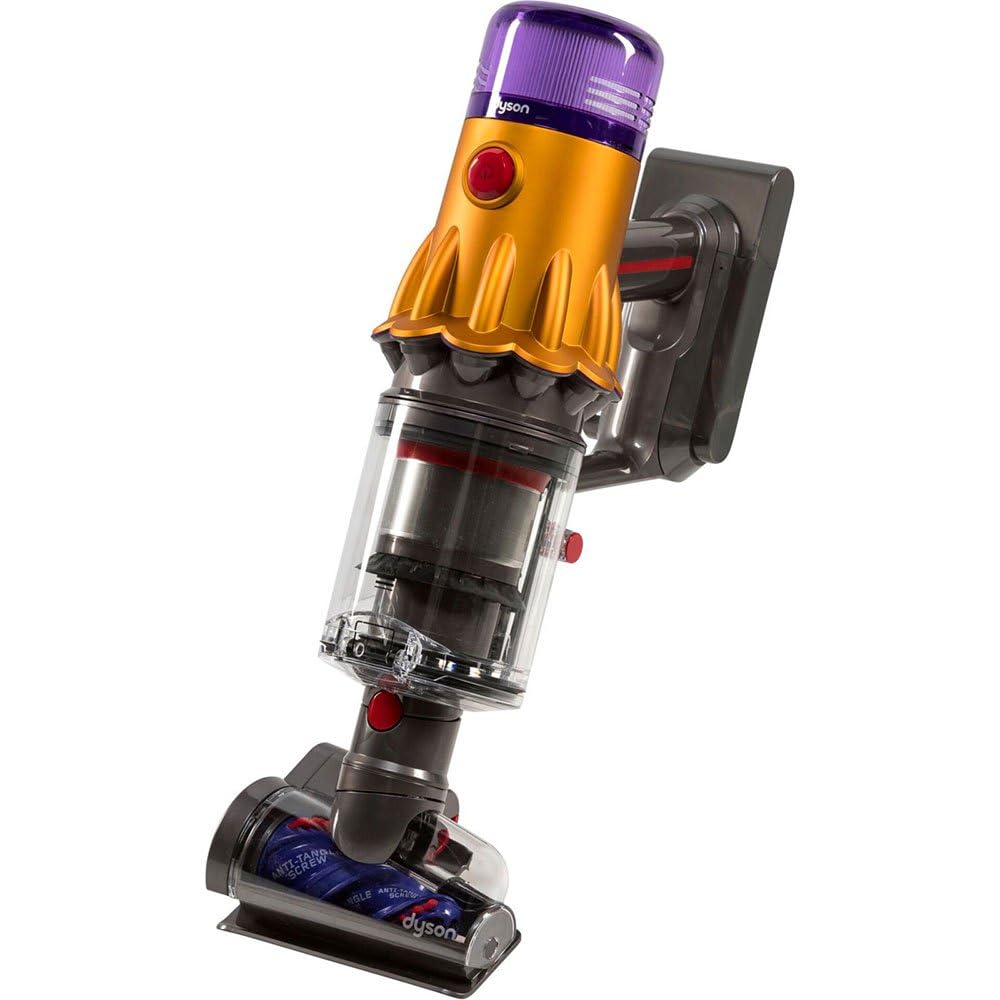 Dyson Premium V12 Slim Absolute Akku-Stielsauger Nickel Satin gelbglanz