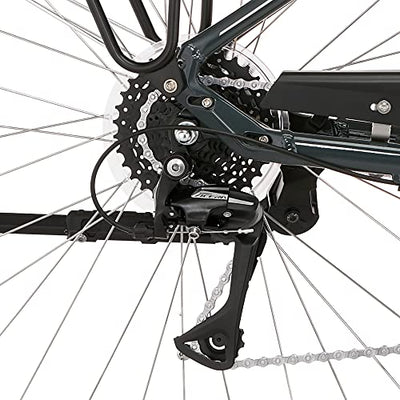 Fischer E-Bike City CITA 1.5 Elektrofahrrad für Damen und Herren, RH 44 cm, Mittelmotor 65 Nm, 36 V Akku, Granitgrau, 44cm-522Wh