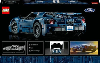 LEGO 42154 Technic Ford GT 2022 Auto-Modellbausatz für Erwachsene, Supercar im Maßstab 1:12 mit authentischen Merkmalen, fortschrittliches Sammlerset