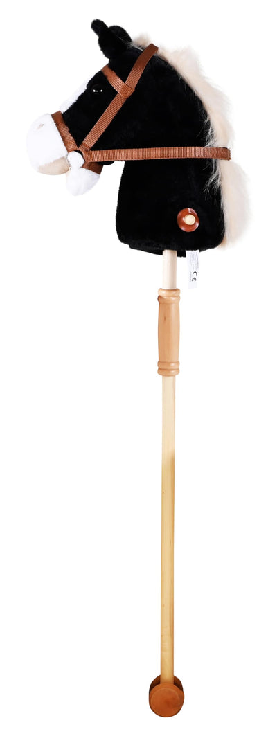 Knorrtoys 40102 - Steckenpferd "Blacky", Schwarz, 45 cm