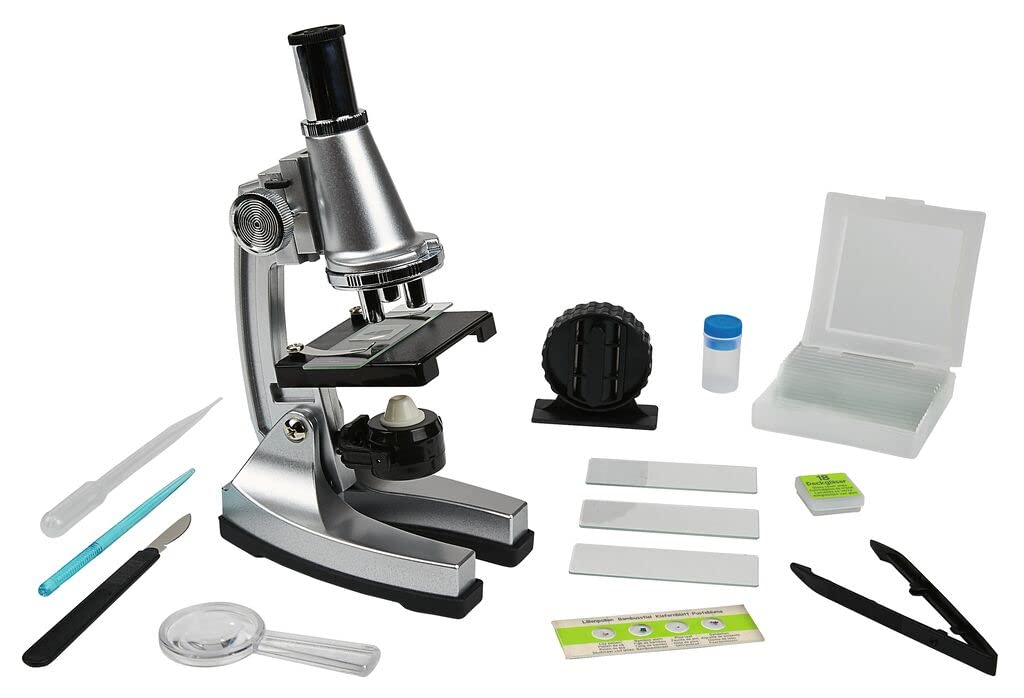 Das Mikroskop-Forscherset, Silber-Schwarz