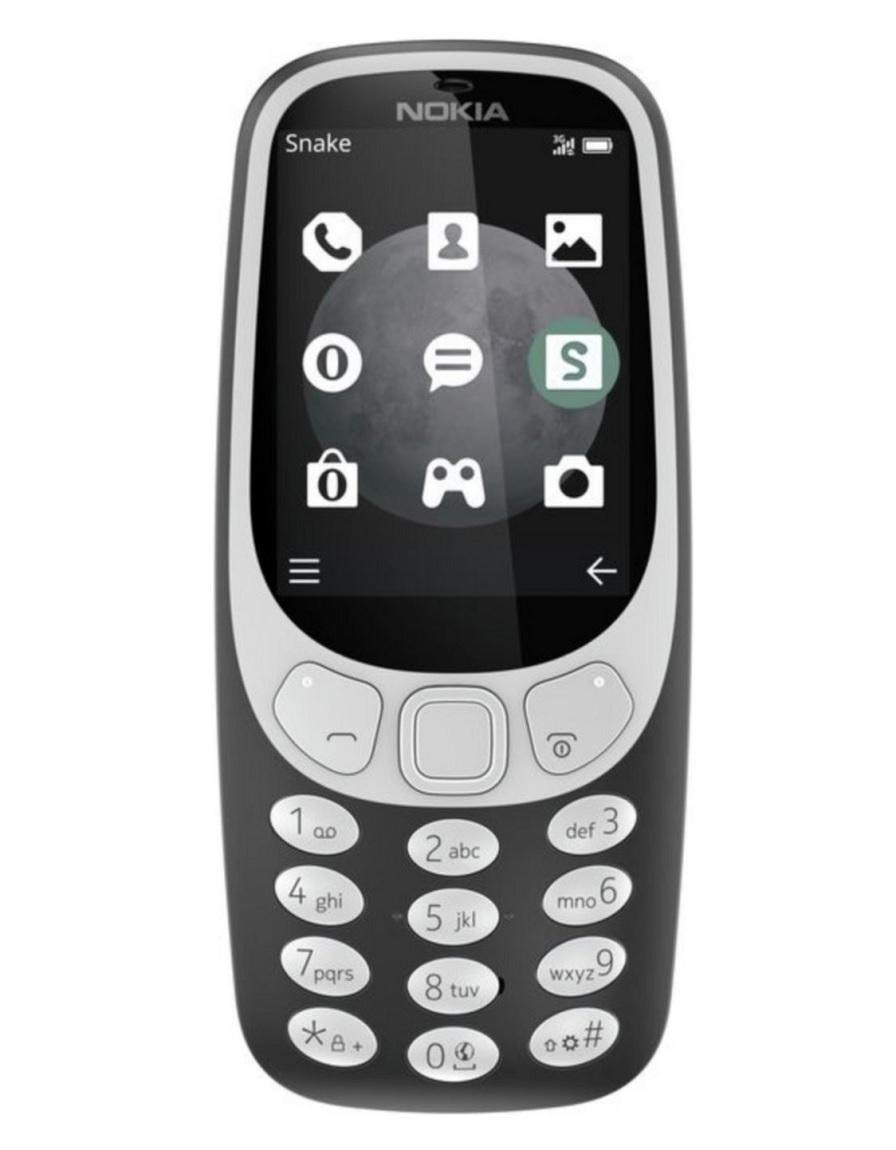 Nokia 3310 2G Mobiltelefon (2,4 Zoll Farbdisplay, 2MP Kamera, Bluetooth, Radio, MP3 Player, Single Sim) warm red