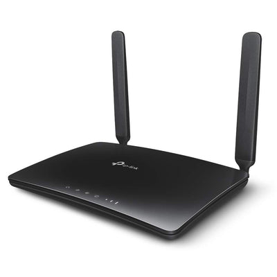 TP-Link Archer MR200 Cat4 + AC750 Mbps Dualband 4G LTE WLAN Router (150 Mbit/s im Download, simultanes Dualband, 300 Mbit/s 2,4GHz + 433 Mbit/s 5GHz, frei konfigurierbarer LAN/WAN-Port) schwarz