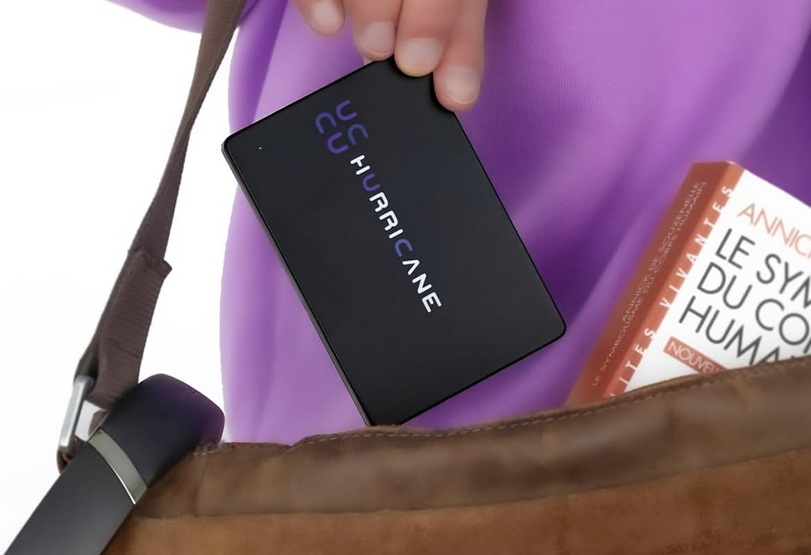 HURRICANE MD25C3 1TB Externe Festplatte 2,5" USB-C, tragbare Speicherplatte für Fotos TV Laptop PS4 PS5 Xbox kompatibel mit Windows Mac Linux - schwarz