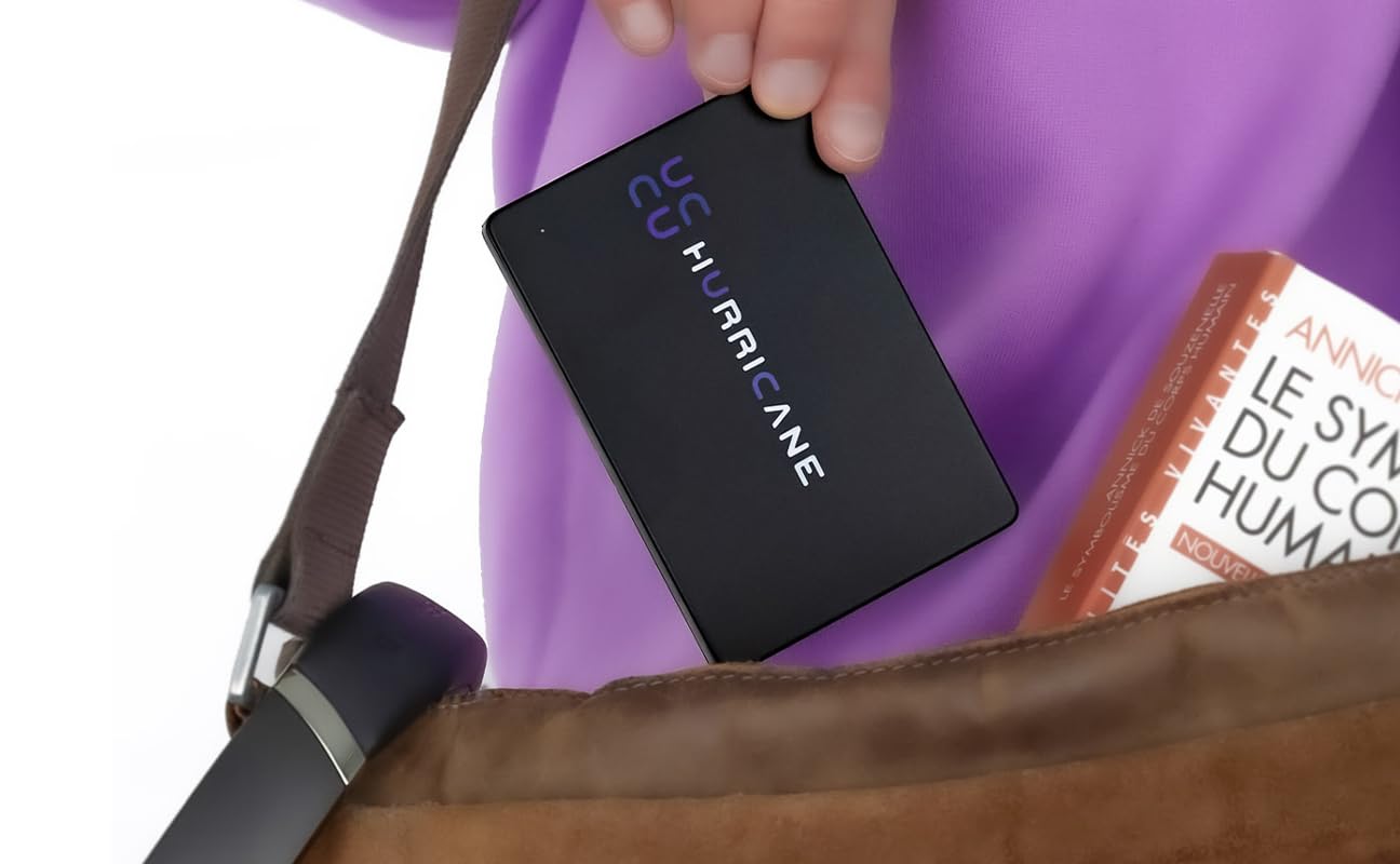 HURRICANE MD25C3 1TB Externe Festplatte 2,5" USB-C, tragbare Speicherplatte für Fotos TV Laptop PS4 PS5 Xbox kompatibel mit Windows Mac Linux - schwarz