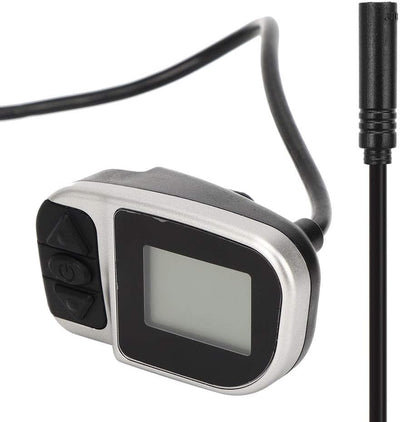 Qukaim MotorLCD Elektrozähler LCD Elektrozähler für TSDZ2 VLCD6 Motor, Mischmaterial, 6 Kerne, praktisches Display