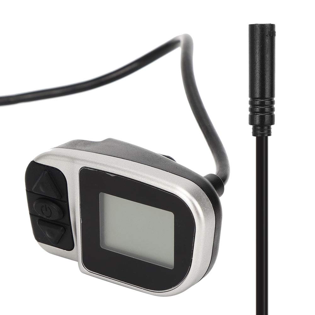 Qukaim MotorLCD Elektrozähler LCD Elektrozähler für TSDZ2 VLCD6 Motor, Mischmaterial, 6 Kerne, praktisches Display