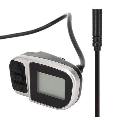 Qukaim MotorLCD Elektrozähler LCD Elektrozähler für TSDZ2 VLCD6 Motor, Mischmaterial, 6 Kerne, praktisches Display