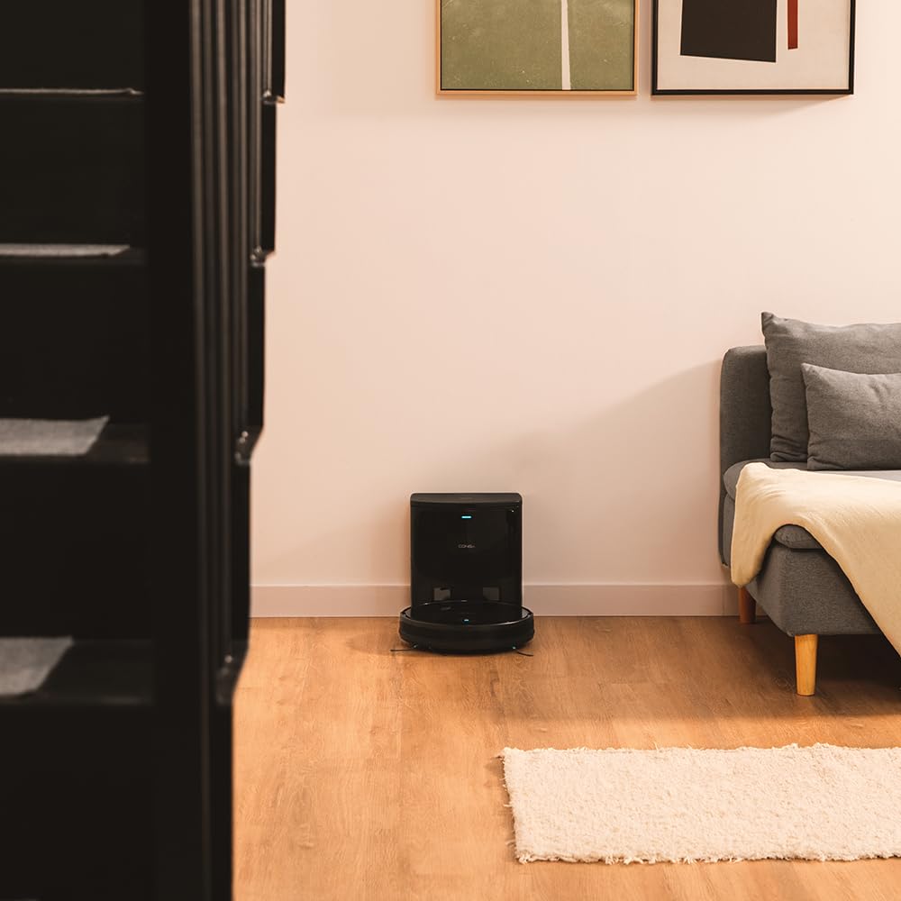 Cecotec Staubsaugerroboter mit Selbstentleerungsbasis Conga 2499 Ultra Home Advanced, Gyroskop-Technologie, 2100Pa, App, Multifunktionsbürste, 2 Seitenbürsten, Mop, automatische Beutelerkennung 3L