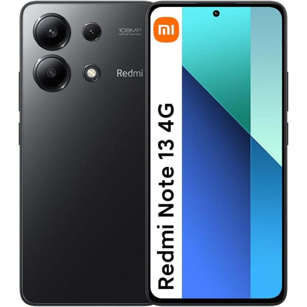Xiaomi Redmi Note 13 4G Unlocked Smartohone 8+256GB 6.67" 120Hz AMOLED Display 108MP Triple Camera Snapdragon 685 Processor 5000mAh Battery 33W Fast Charging (grün)