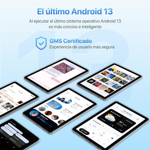 UMIDIGI G1 TAB 10.1 Zoll Tablet, Tablet Android, 8GB RAM (4GB+4GB), 64GB ROM(1TB TF), RK3562 Quad Core Gaming Tablets PC mit 6000 mAh Akku, 8MP+8MP, BT5.0, WiFi 6, GMS, Grau