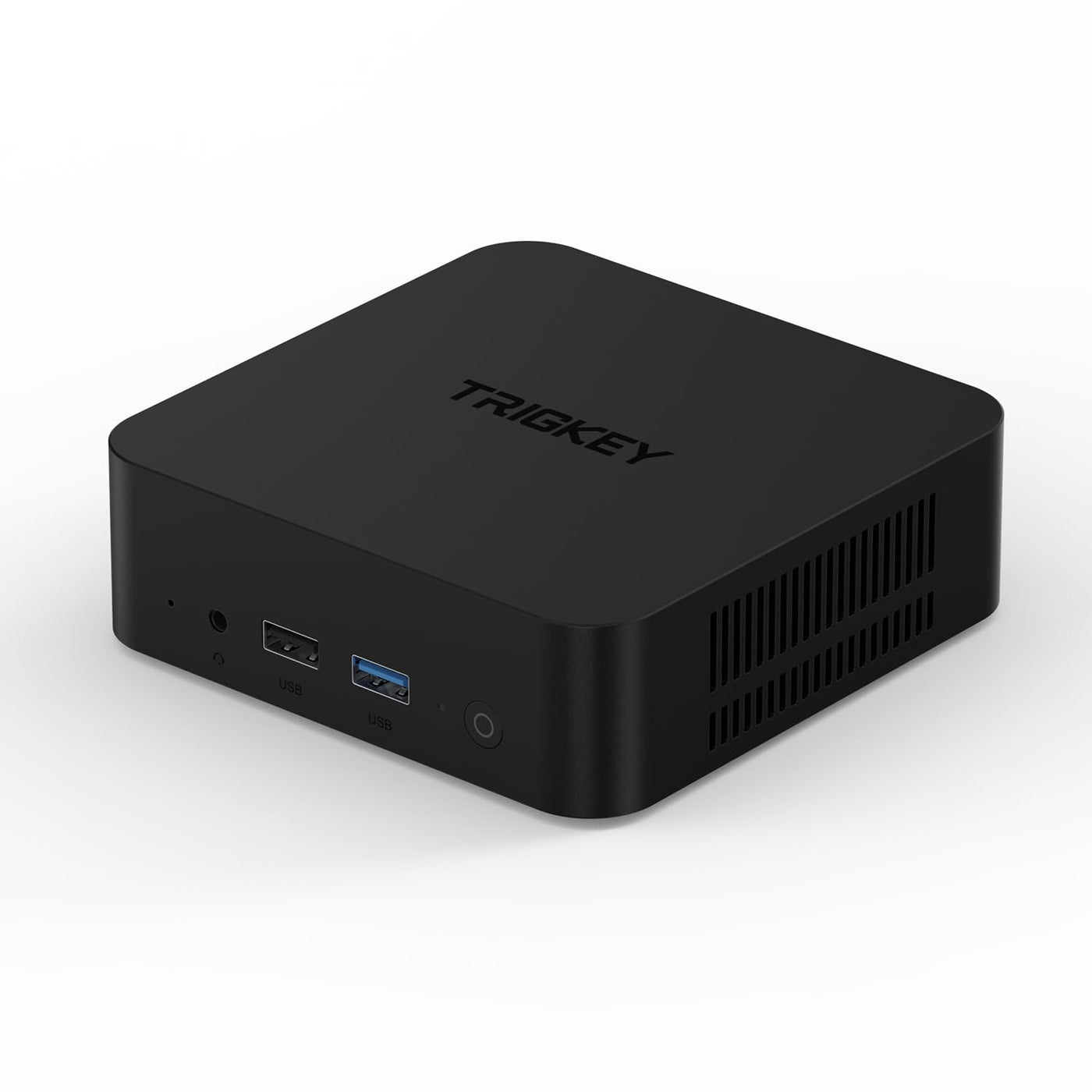 TRIGKEY Key-N100 Mini-PC, Intel Alder Lake-N100-Prozessor der 12. Generation (bis zu 3,40 GHz), 16 GB DDR4 500G M.2 SSD Business Mini-PC/2×LAN/2×HDMI/WiFi 5/BT 5.0/3×USB 3.2/1×USB 2.0