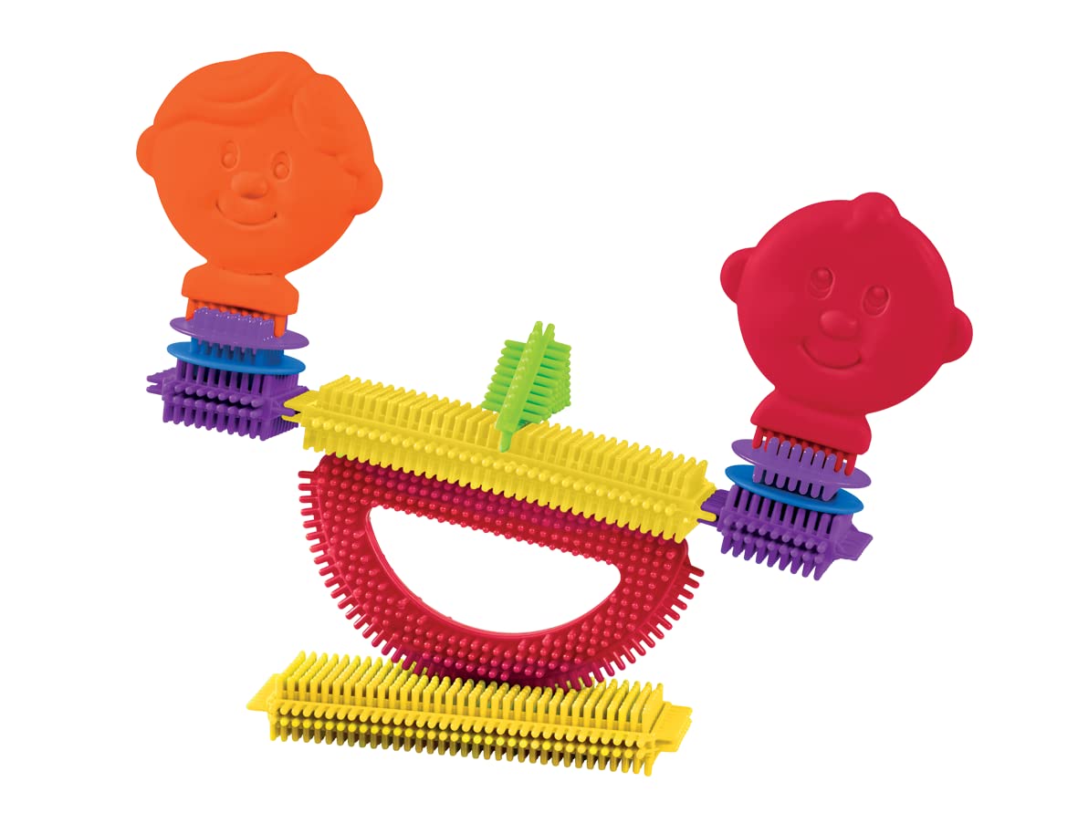 Stickle Bricks großer Baukasten, 84 Teile – Stimulieren Sie Fantasie und motorische Fähigkeiten mit vielseitigem Bauset, Robustes und sicheres Konstruktionsspielzeug für Kinder ab 3 Jahren