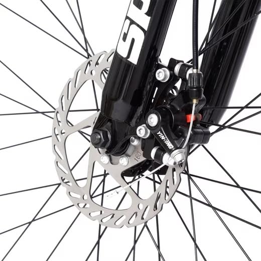 Sinaopus Mountainbike Fahrrad 26, 27.5 Zoll Mountainbike, MTB mit Scheibenbremse, 21 Gang Schaltung, Geeignet für Damen und Herren(26, Blau)