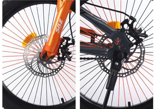 Mountainbike Für Jugendliche 24 Zoll Doppelstoßdämpfer Doppelscheibenbremsen In Mehreren Farben D,22 inches