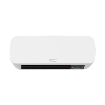Cecotec Keramisches Wandheizgerät ReadyWarm 5200 Box Ceramic. 2000W, LED-Bildschirm und Fernbedienung, Temperaturregler mit zwei Leistunfsstufe un 3 Betriebsarten, Timer, 20 m2