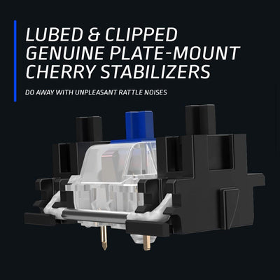 Mountain Gaming Tastatur Mechanische “Everest 60” - US ANSI - RGB Gaming Keyboard - Mechanische Gaming Tastatur mit Hot-Swap-fähige mechanische Switches, PBT Keycaps, UVM