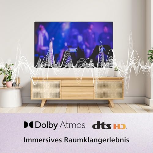 JVC Fernseher 65 Zoll Fire TV 4K QLED Smart TV mit Dolby Vision HDR, Dolby Atmos, Alexa Sprachsteuerung und Triple Tuner, UHD Fernseher LT-65VRQ3555 (2026)