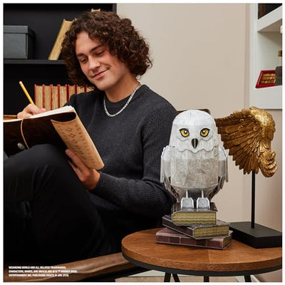 4D Build - Harry Potter, 3D-Puzzle der beliebten Schnee-Eule Hedwig aus hochwertigem Karton, 118 Teile, für Harry Potter Fans ab 12 Jahren