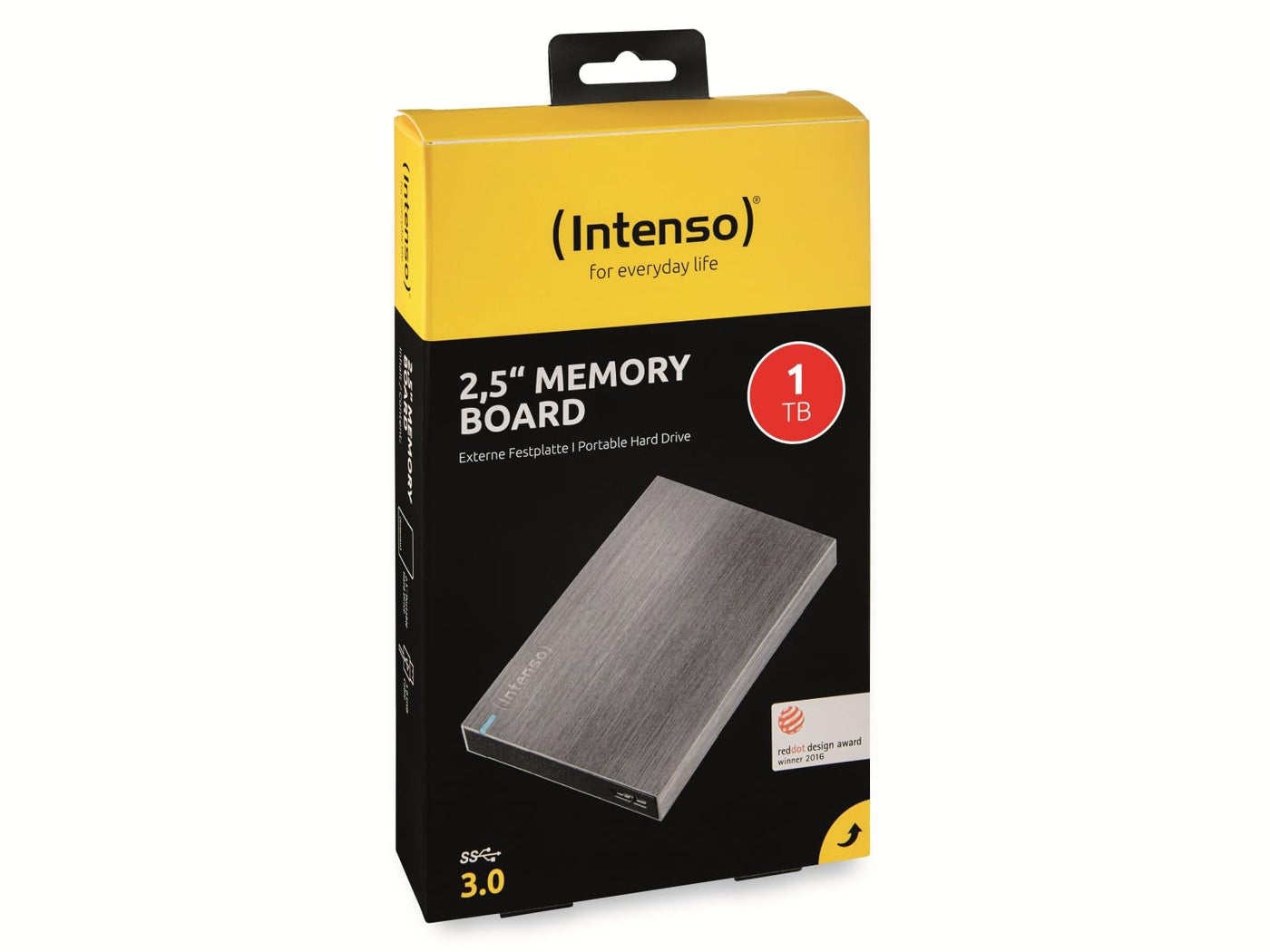 Intenso 6028660 Memory Board externe Festplatte 1TB (6,4 cm (2,5 Zoll), 5400rpm, 8MB Cache, USB 3.0) anthrazit
