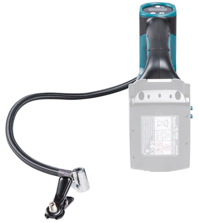 Makita DMP180Z Akku-Kompressor 8,3 bar 18 V (ohne Akku, ohne Ladegerät) Blau, Silber