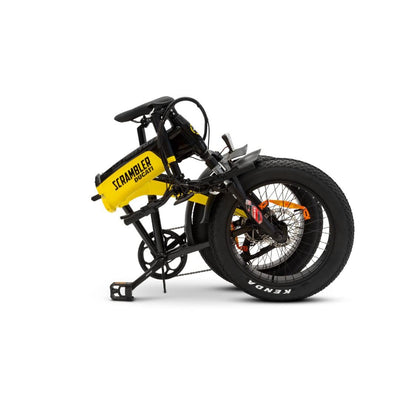 Ducati Scrambler SCR-E, faltbar, großes Rad, hydraulische Bremse, 250-W-Motor, 374-Wh-Akku, bis zu 70 km