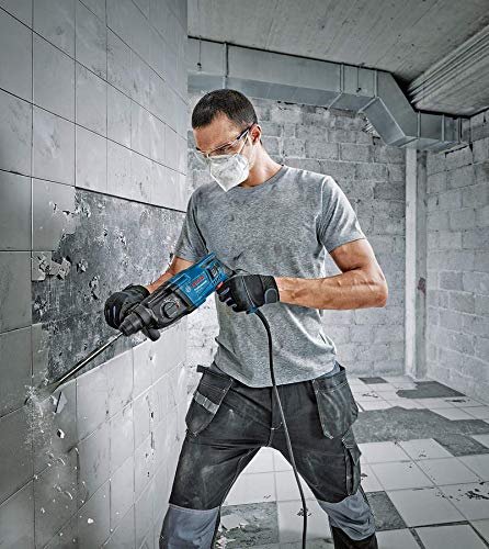 Bosch Professional Bohrhammer GBH 2-21 (mit SDS plus, inkl. Zusatzhandgriff, Maschinentuch, Tiefenanschlag, Handwerkoffer)