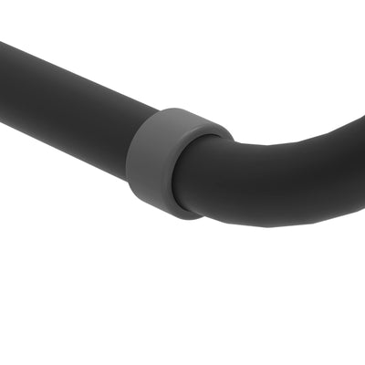 Rörets Wäscheständer Sussi Black – verriegelbare Flügel – Sicherheitssperre – 52x176x96cm – 18 m Trockenfläche - Design und Qualität von Schwedens stärkster Trockenständermarke, für Bekleidung