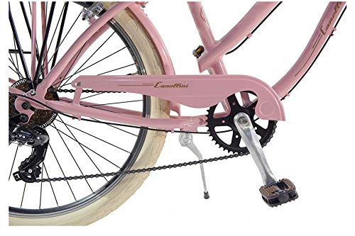 Via Veneto by Canellini Fahrrad Rad Citybike CTB Frau Vintage Retro American Cruiser Alluminium Rosa
