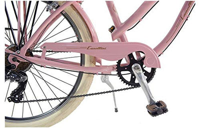 Via Veneto by Canellini Fahrrad Rad Citybike CTB Frau Vintage Retro American Cruiser Alluminium Rosa