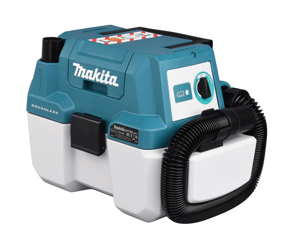 Makita DVC750LZX3 Akku-Staubsauger 18 V (ohne Akku, Ohne Ladegerät)