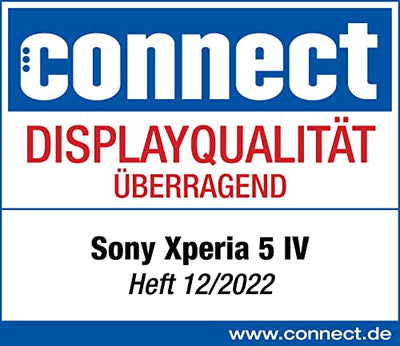 Sony Xperia 5 IV (5G Smartphone, 6,1 Zoll, 4K HDR 120 Hz OLED-Display, Dreifach-Kamera mit optischem Zoom (ZEISS T*), 3,5-mm-Audio, Dual SIM) 24+12 Monate Garantie [Amazon Exklusiv] Ecruweiß