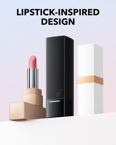soundcore A30i von Anker, Kabellose Kopfhörer, Smartes Noise Cancelling, Ultra-Geräuschunterdrückung, Edles Lippenstift-Design, Leicht und bequem, Klarer Sound, 15h mit ANC, IP54, Bluetooth 5.4