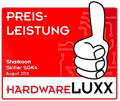 Sharkoon Skiller SGK4 Gaming Keyboard RGB, N-Key-Rollover, (Deutsches Tastaturlayout), schwarz