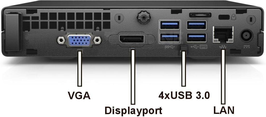 HP 18cm Silent Mini-PC Business Office Multimedia Computer mit 3 Jahren Garantie! Intel Pentium 4400T 2x2.90GHz - 16 GB DDR4-512 GB SSD - USB3 - Windows 11 Prof. 64-Bit - 7795