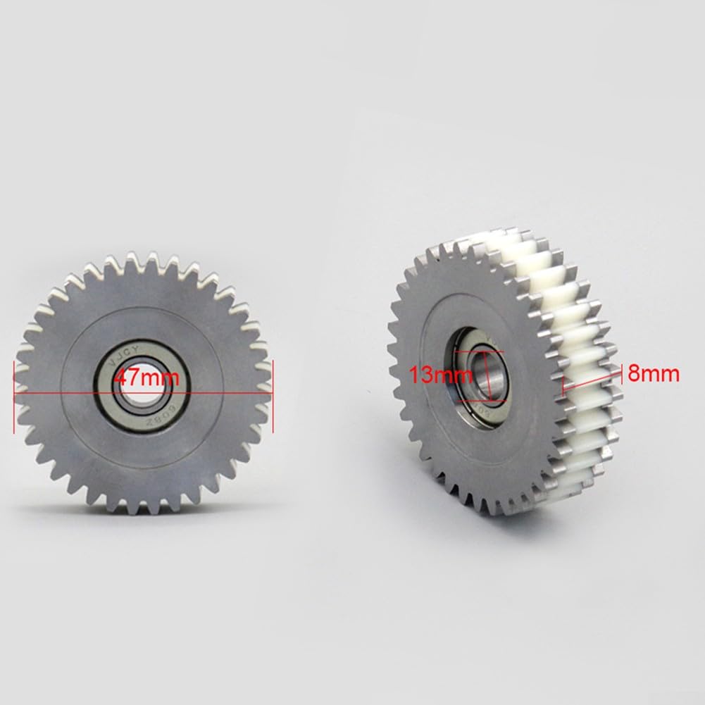 3 x 36 Zähne E-Bike-Radnabenmotor, Planetengetriebe mit Kugellager für Bafang, 500 W, 47 x 8 x 13 mm, Nylon-Zähne, Getriebe, Kupplung, E-Bike-Werkzeug-Zubehör (47 x 13 x 8 mm)