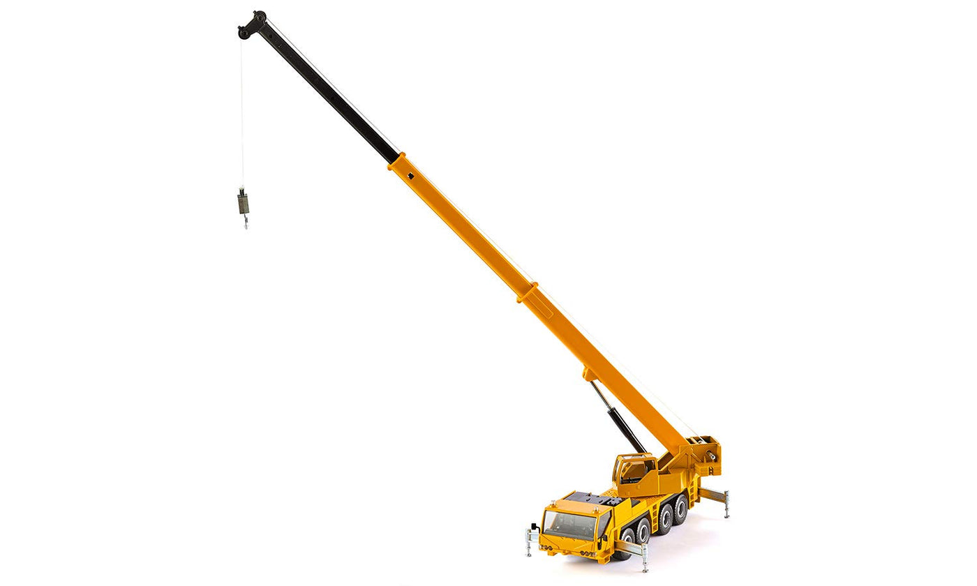 siku 2110, Kranwagen, 1:55, Metall/Kunststoff, Gelb, Teleskopierbarer Ausleger